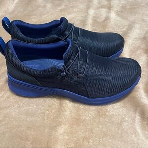 Dansko Marlee Mesh Slip Resist Slip On Walk Comfort Shoe Blue Women 8.5-9 EU39